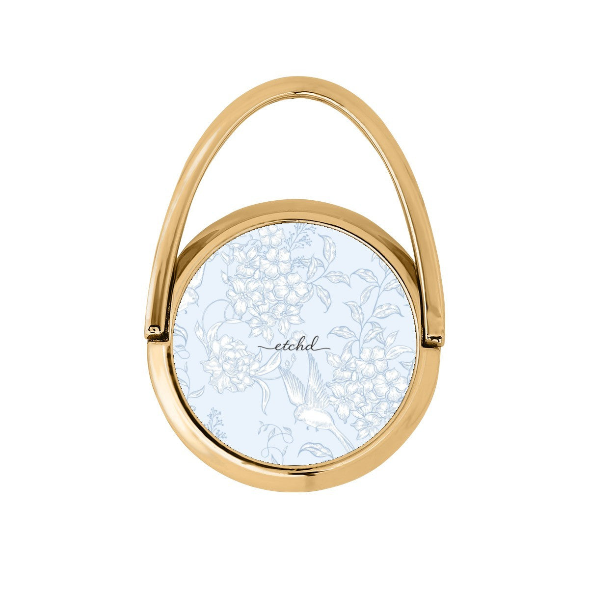 Hummingbird Bloom Hoop Ring Holder by etchd