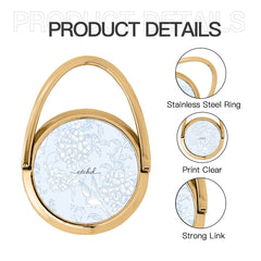 Hummingbird Bloom Hoop Ring Holder by etchd, view 5