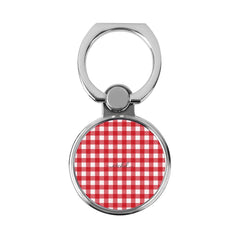 Classic Red & White Gingham Classic Ring Holder by etchd