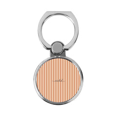 Terracotta & Cream Striped Classic Ring Holder by etchd