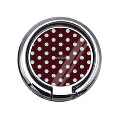 Cherry & Blue Polka Dot Slim Ring Holder by etchd