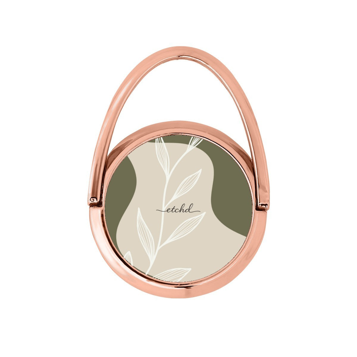 Olive Leaf Hoop Ring Holder by etchd, view 7