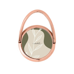 Olive Leaf Hoop Ring Holder by etchd, view 7