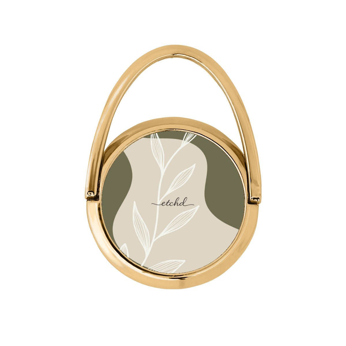Olive Leaf Hoop Ring Holder by etchd