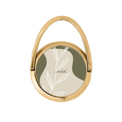 Olive Leaf Hoop Ring Holder by etchd
