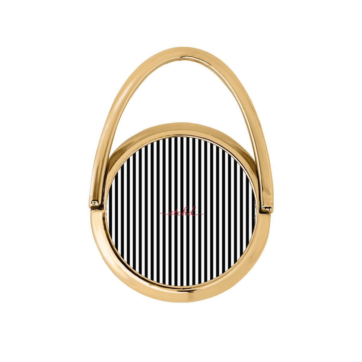 Black & White Striped Hoop Ring Holder by etchd