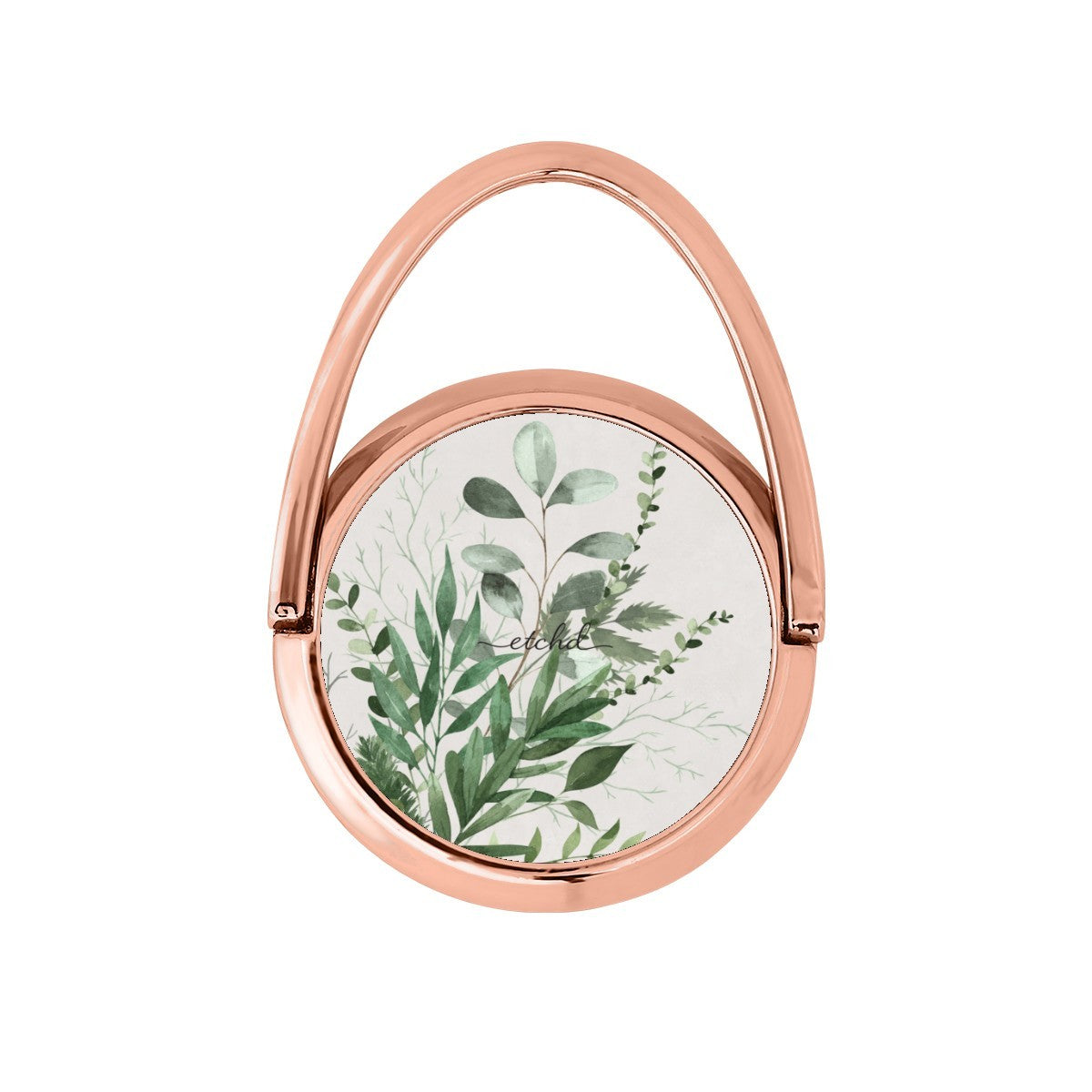 Botanical Leaf Hoop Ring Holder by etchd, view 7