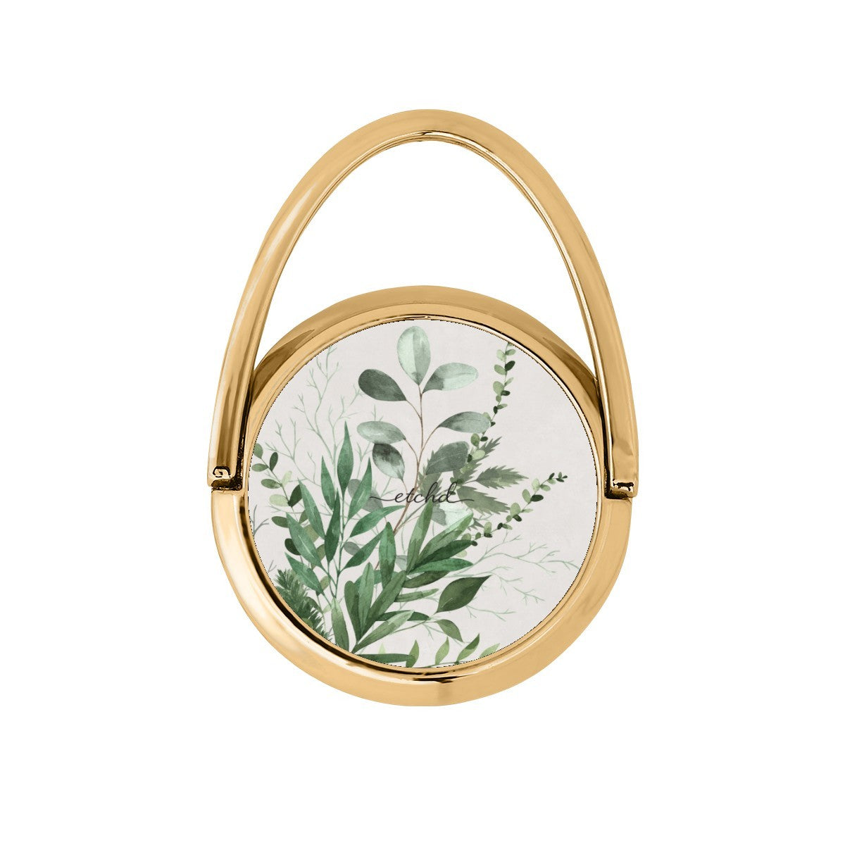 Botanical Leaf Hoop Ring Holder by etchd