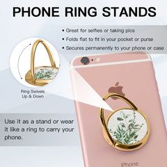 Botanical Leaf Hoop Ring Holder by etchd, view 4