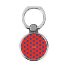 Cobalt & Poppy Polka Dot Anillo soporte clásico para móvil