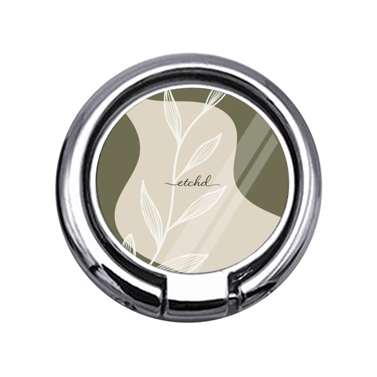 Olive Leaf Slim Ring Holder by etchd