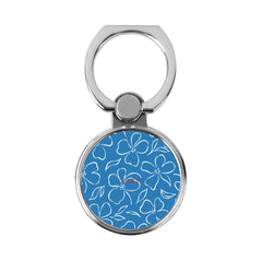 Cerulean & White Floral Classic Ring Holder by etchd