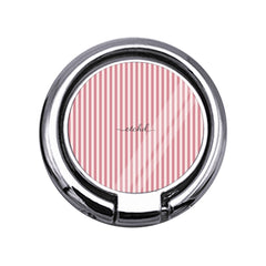 Blush & Cream Striped Slim Ring Holder by etchd