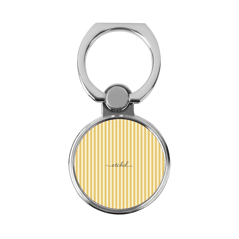Butter & Cream Striped Classic Ring Holder-zoom-