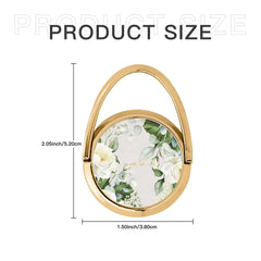 White Roses Hoop Ring Holder by etchd, view 6