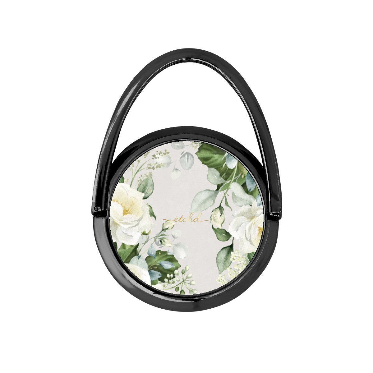 White Roses Hoop Ring Holder by etchd, view 8