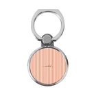Coral & Cream Striped Anillo soporte clásico para móvil