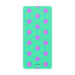 Lilac & Hypermint Polka Dot Phone Stand by etchd, view 5