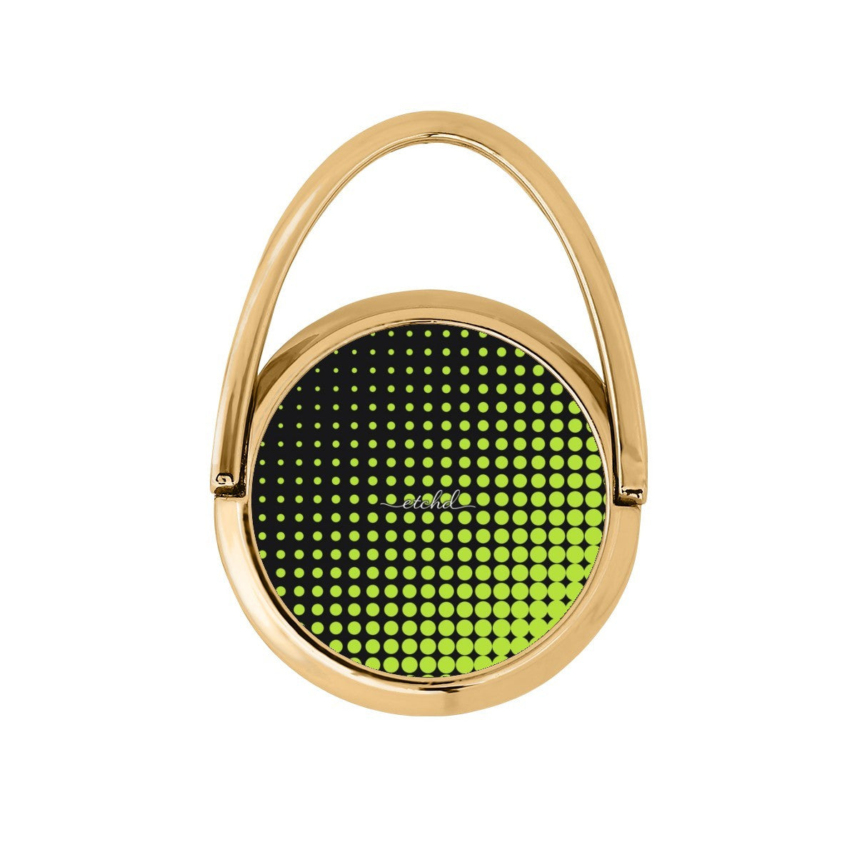 Acid Halftone Hoop Ring Holder by etchd