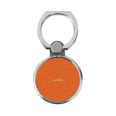 Persimmon & Wasabi Floral Classic Ring Holder by etchd