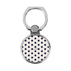 Navy & Cream Polka Dot Anillo soporte clásico para móvil