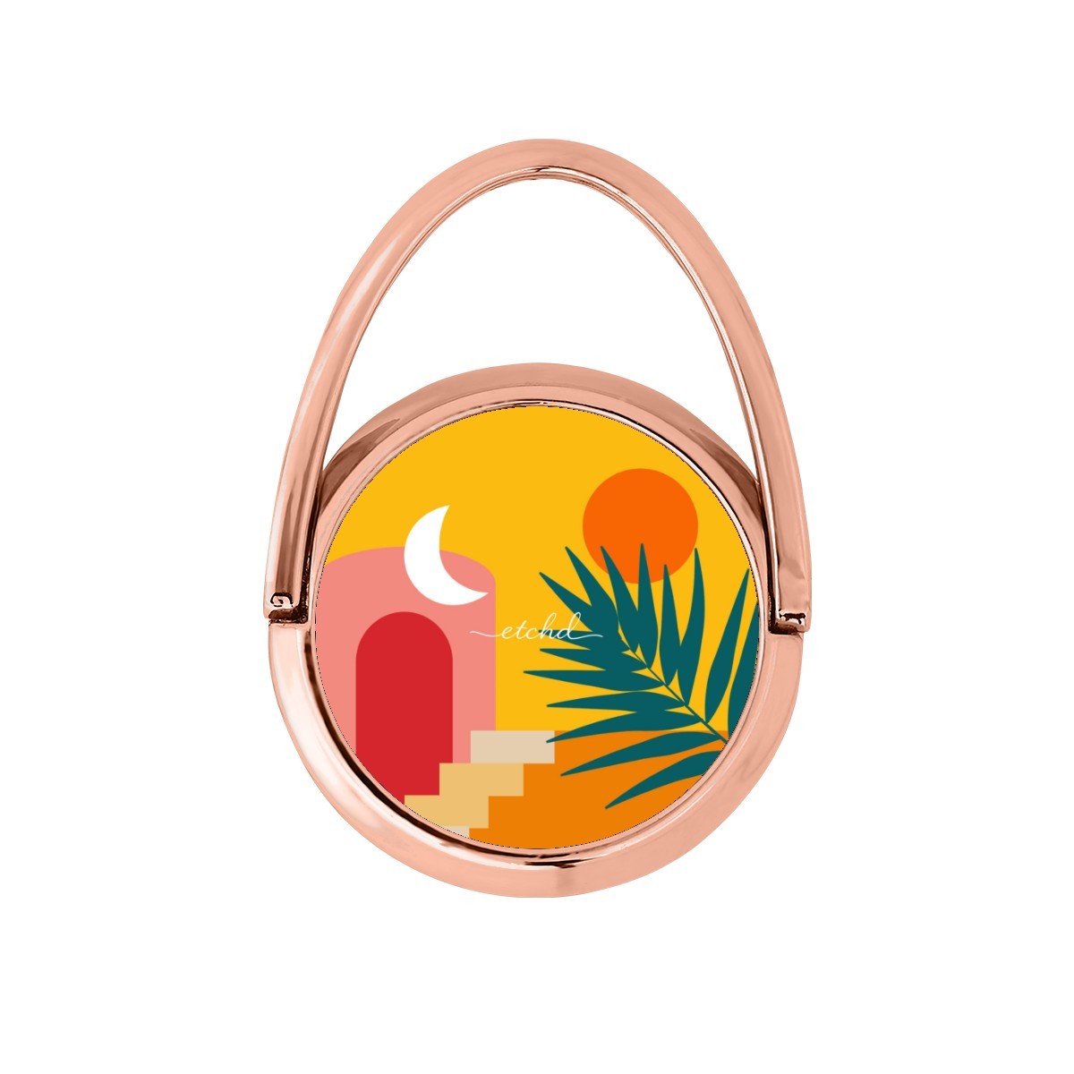 Tropical Sunset Hoop Ring Holder by etchd, view 7
