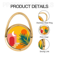 Tropical Sunset Hoop Ring Holder by etchd, view 5