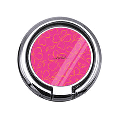 Pink & Orange Floral Slim Ring Holder by etchd