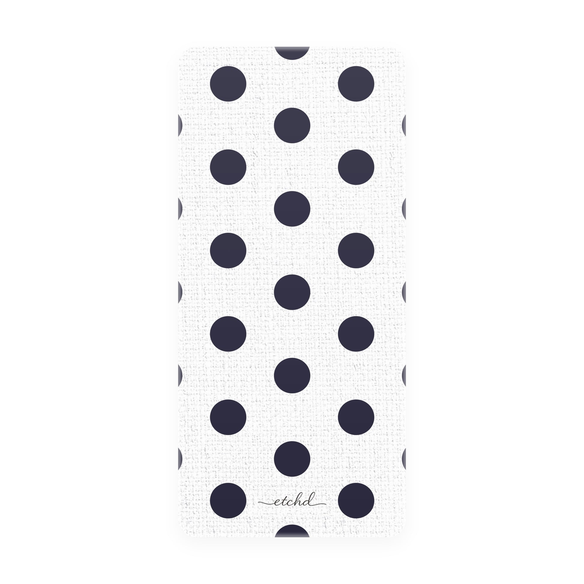 Navy & White Polka Dot Phone Stand by etchd, view 5