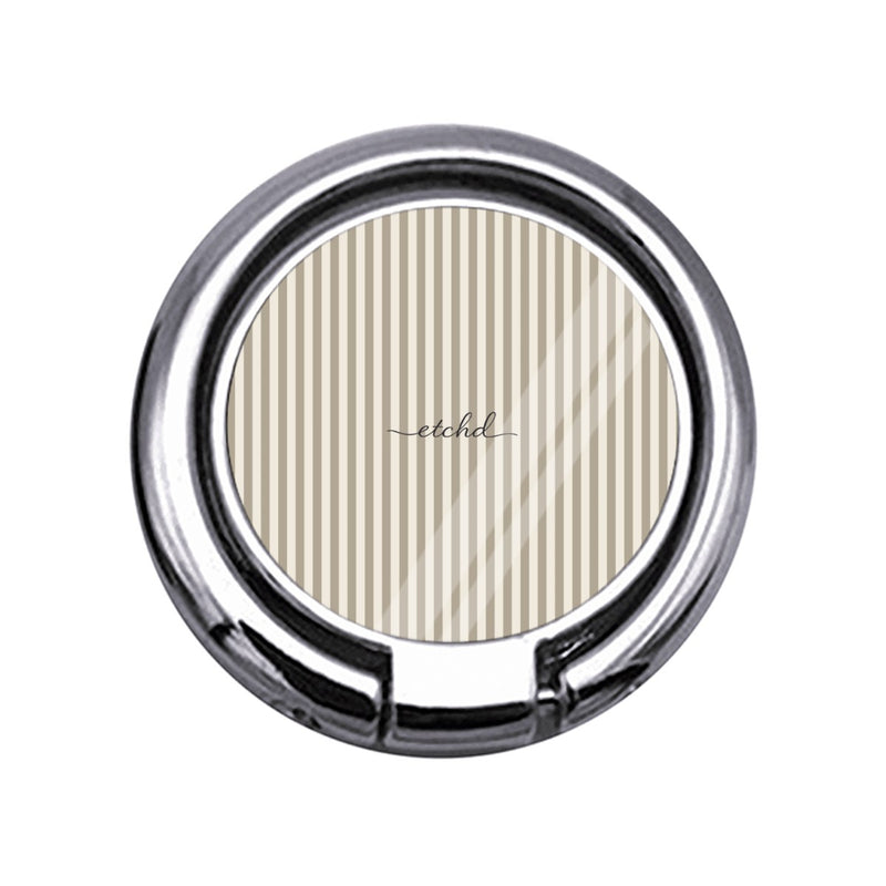 Neutral Striped Flache Ring Handyhalterung-zoom-