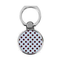 Blue & Cherry Polka Dot Classic Ring Holder by etchd