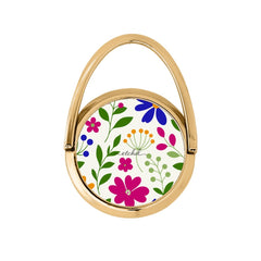 Funky Floral Hoop Ring Holder by etchd