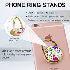 Funky Floral Hoop Ring Holder by etchd, view 4