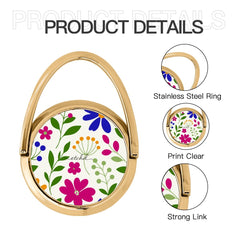 Funky Floral Hoop Ring Holder by etchd, view 5