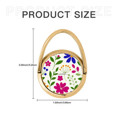 Funky Floral Hoop Ring Holder by etchd, view 6