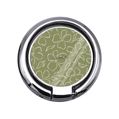 Green & Pink Floral Slim Ring Holder by etchd