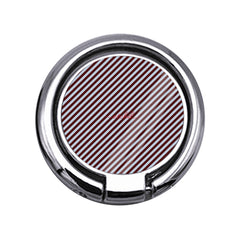 Blue & Cherry Striped Diagonal Slim Ring Holder by etchd