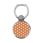 Cream & Terracotta Polka Dot Anillo soporte clásico para móvil