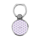Lilac & Cream Polka Dot Classic Ring Holder