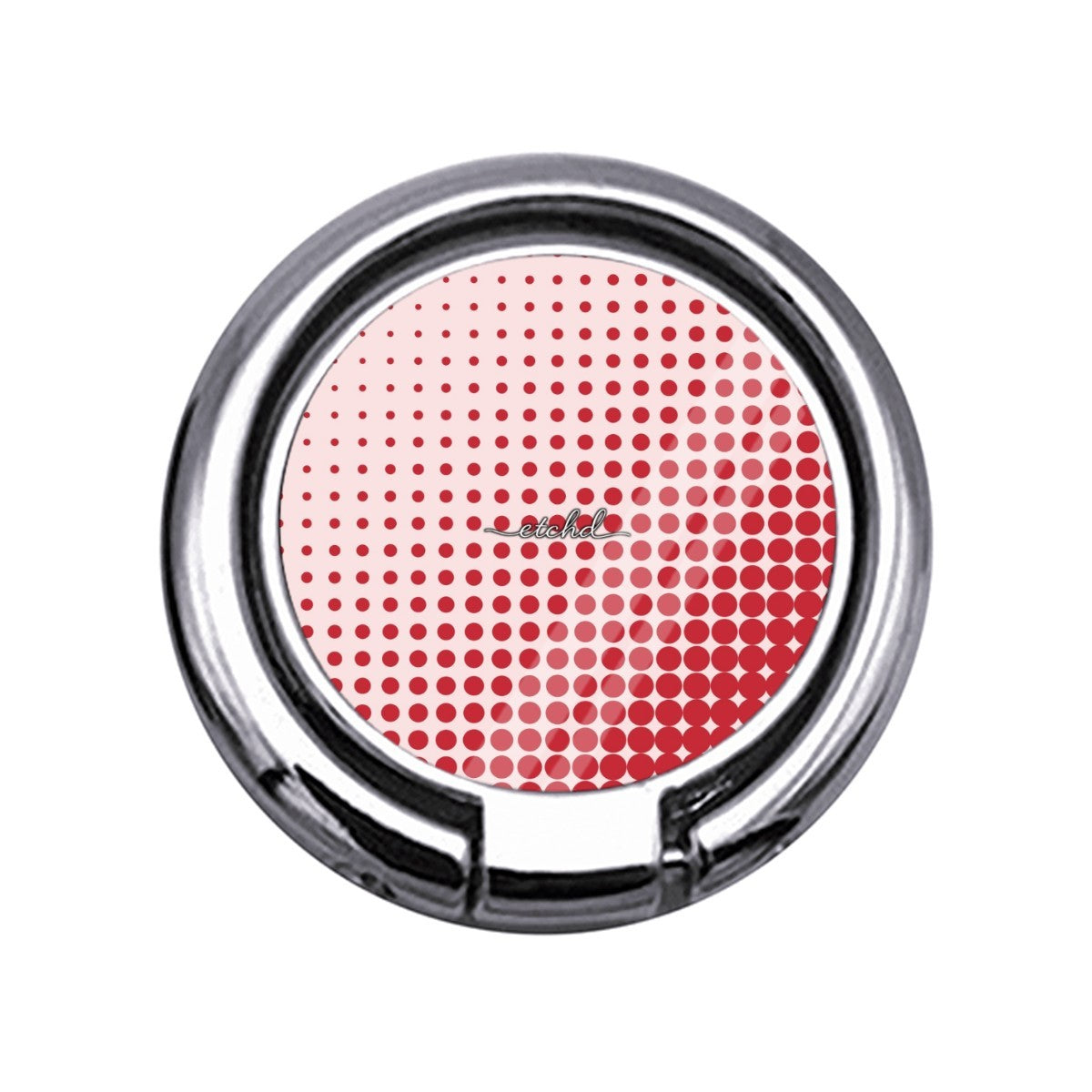 Cherry Halftone Slim Ring Holder by etchd