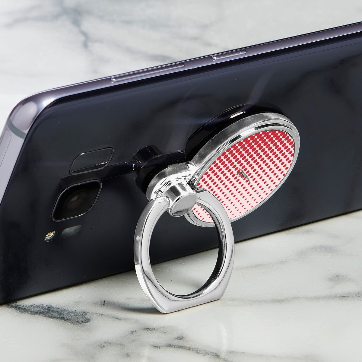 Cherry Halftone Classic Ring Holder by etchd, view 2