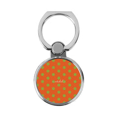 Wasabi & Persimmon Polka Dot Classic Ring Holder by etchd