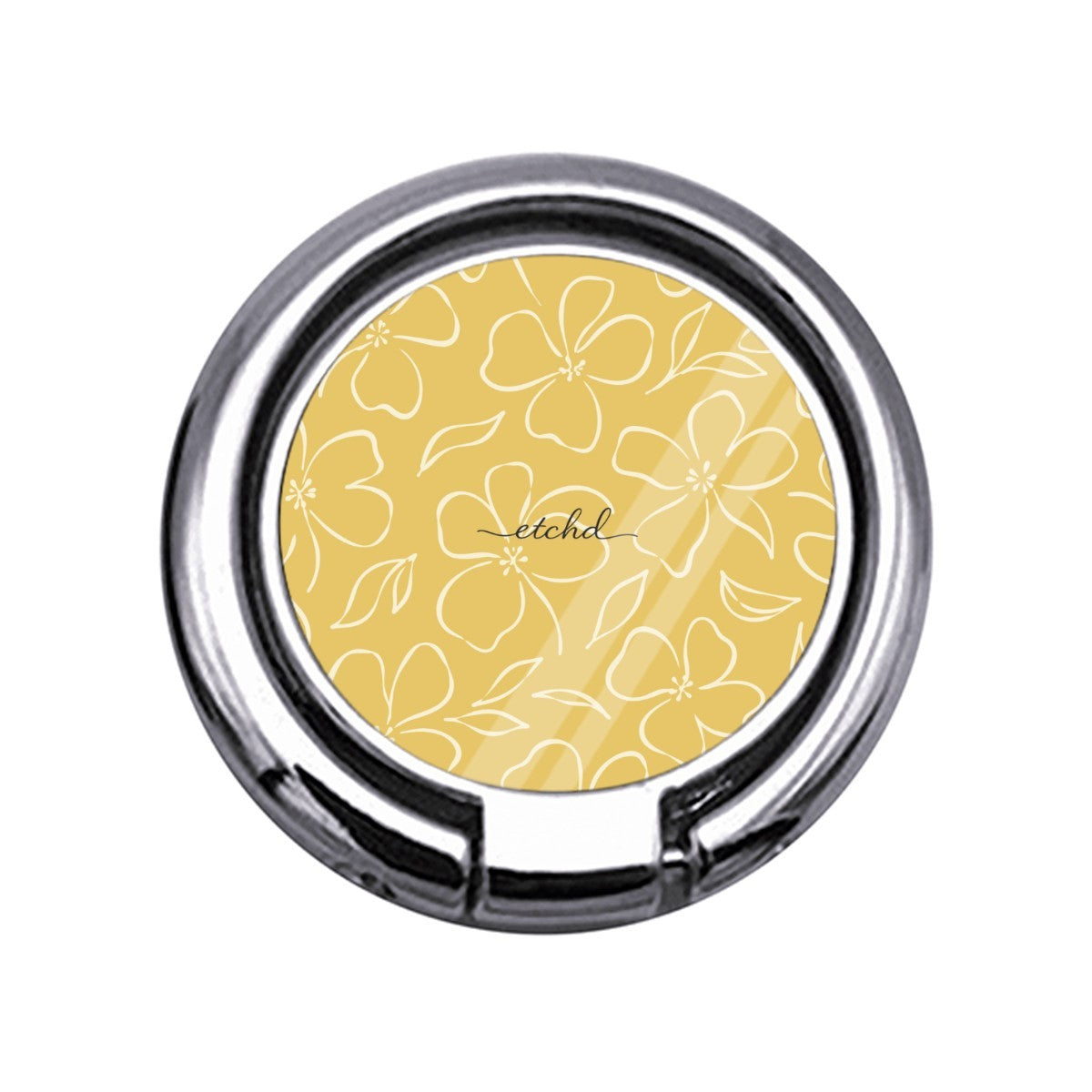 Butter & Cream Floral Slim Ring Holder by etchd