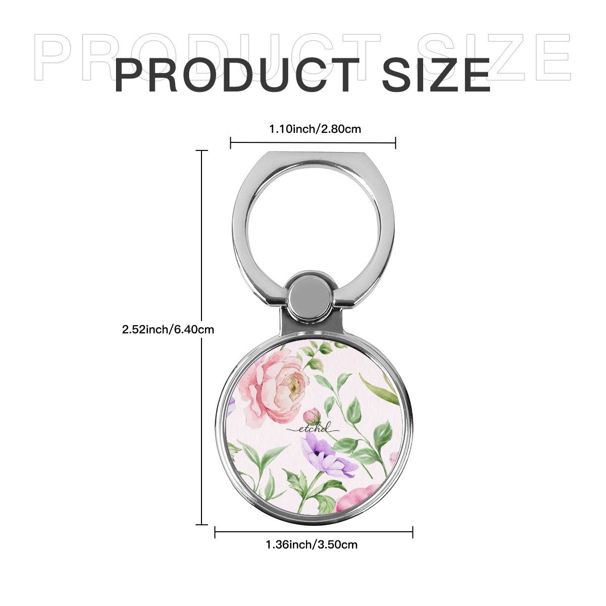 Peony Bloom Classic Ring Holder by etchd, view 6