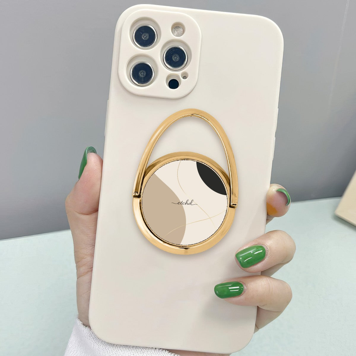 Neutral Curves Hoop Ring Holder by etchd, view 3