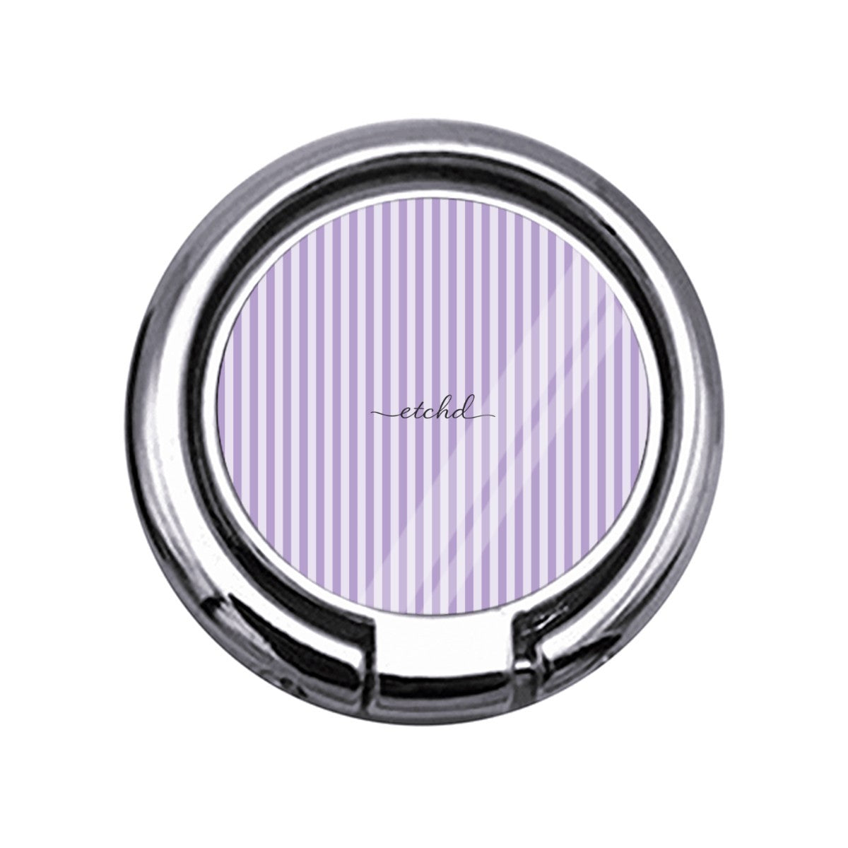Lilac & Cream Striped Slim Ring Holder by etchd