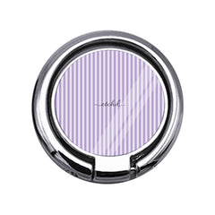 Lilac & Cream Striped Slim Ring Holder by etchd