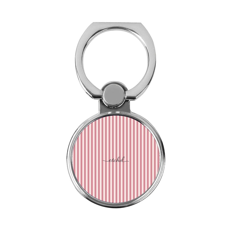 Blush & Cream Striped Classic Ring Holder-zoom-