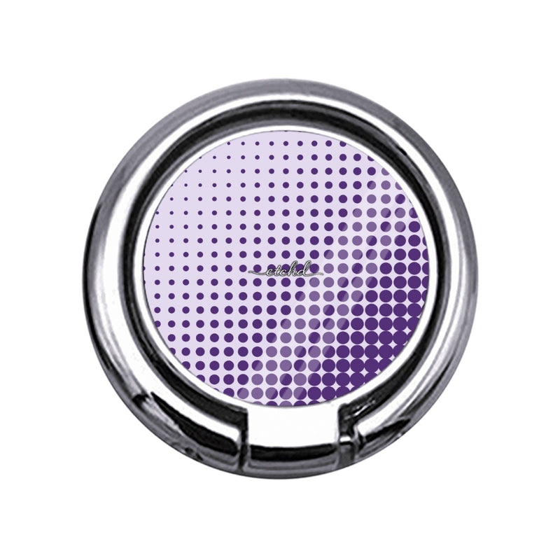 Grape Halftone Anillo soporte fino para móvil-zoom-
