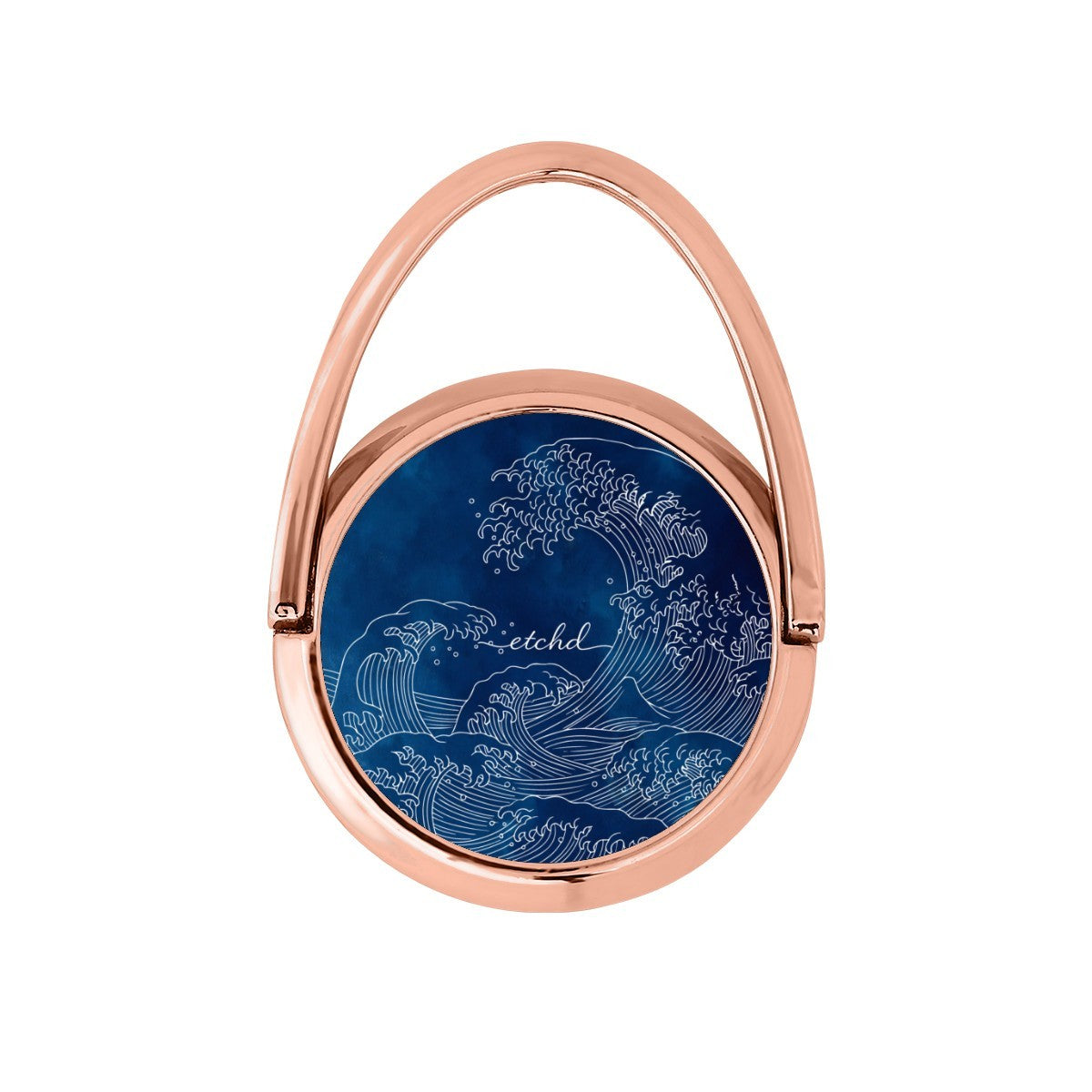 Ocean Wave Hoop Ring Holder by etchd, view 7